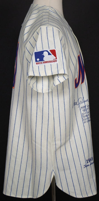 Tom Seaver Signed Inscribed STATS New York Mets Mitchell & Ness Jersey PSA DNA