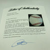 Napoleon Nap Lajoie Single Signed 1940's American League Baseball PSA DNA COA