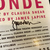 Kathy Najimy & James Lapine Signed dirty Blonde Movie Poster 14x22 JSA COA