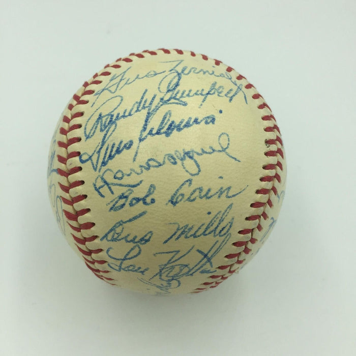 The Finest 1950 Chicago White Sox Team Signed American League Baseball JSA COA