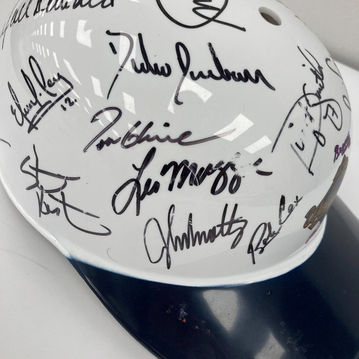 1995 Atlanta Braves W.S. Champs Team Signed World Series Helmet 23 Sigs JSA COA