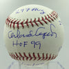 Orlando Cepeda Signed Heavily Inscribed Stat Baseball MLB AUTHENTICATED