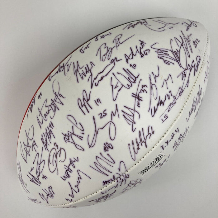 2021 Los Angeles Rams Super Bowl LVI Champs Team Signed Football 70 Sigs JSA COA