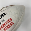 1988 San Francisco 49ers Super Bowl XXIV Champs Team Signed Football JSA COA