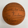 1960-61 Boston Celtics NBA Champs Team Signed Vintage Basketball Beckett COA