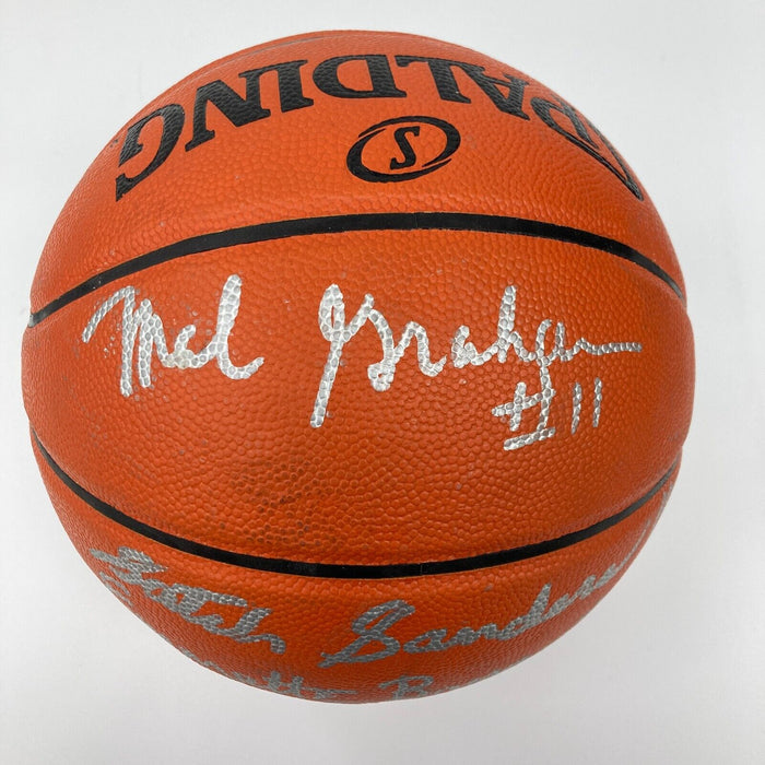 1968-1969 Boston Celtics NBA Champs Team Signed Basketball Bill Russell JSA COA