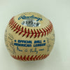 1998 Yankees World Series Champs Team Signed Baseball Derek Jeter Rivera JSA COA