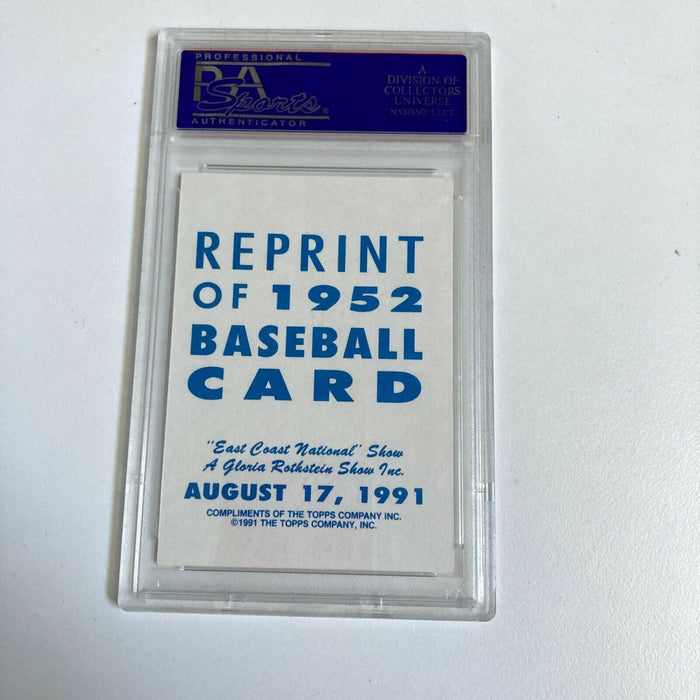 1952 Topps Mickey Mantle Signed Autographed 1991 RC Baseball Card PSA DNA