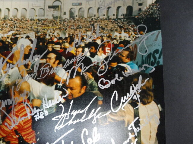 1972 Miami Dolphins Super Bowl Champs Team Signed 11x14 Photo 28 Sigs PSA DNA