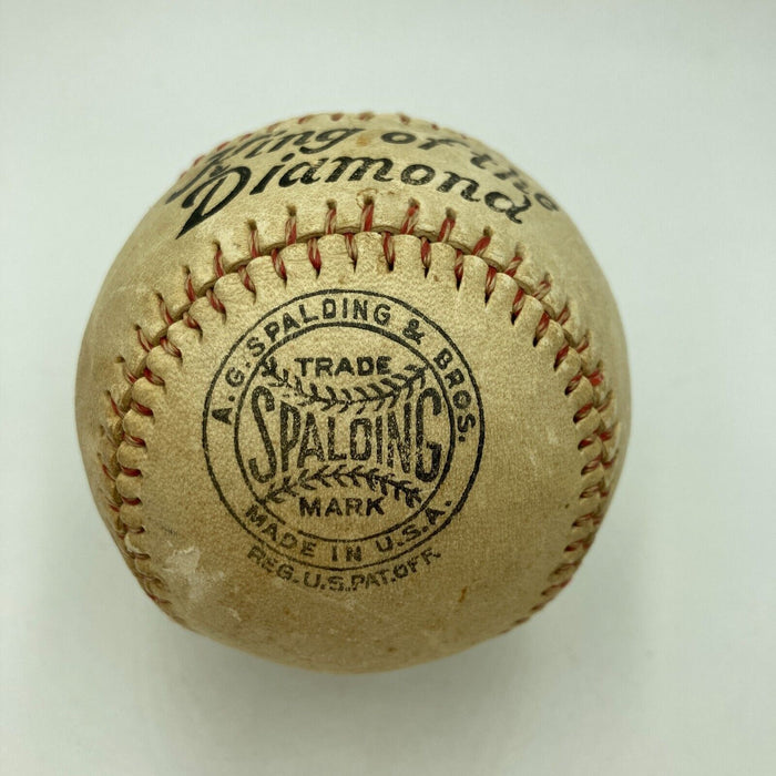 Walter Johnson Single Signed Baseball JSA COA