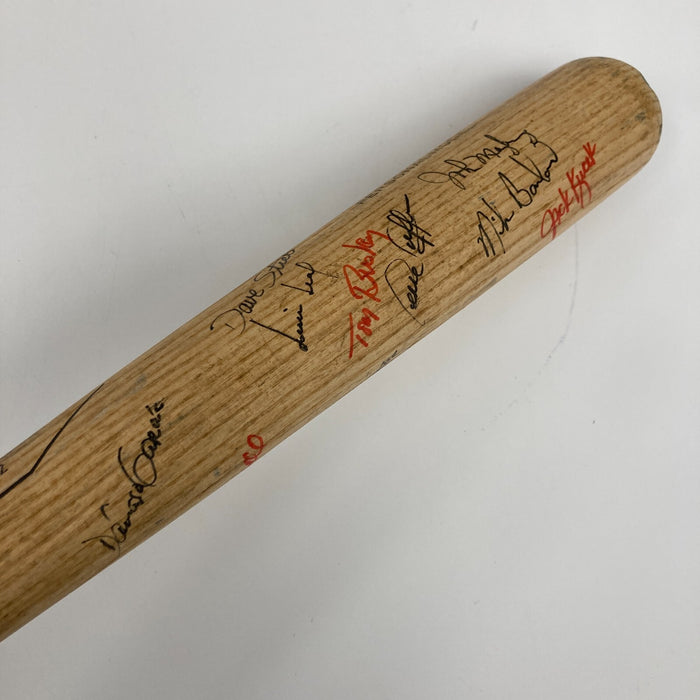 1980 Toronto Blue Jays Team Signed Game Used Baseball Bat JSA COA