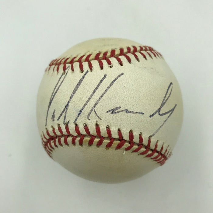 Senator Ted Kennedy Single Signed Baseball Brother Of JFK John F Kennedy JSA COA