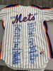 1986 New York Mets World Series Champs Team Signed Authentic Jersey PSA DNA COA