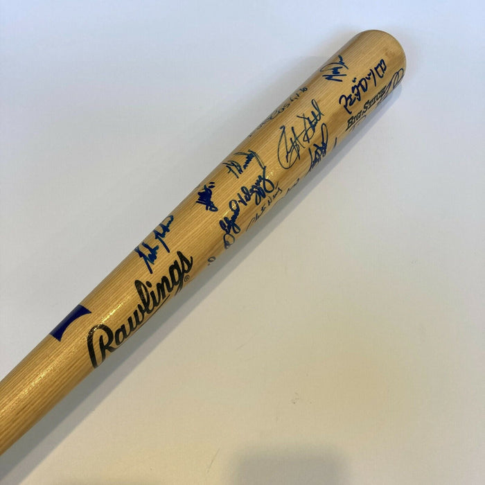 Vladimir Guerrero Todd Helton 1990's Rookie Top Prospects Signed Bat JSA COA