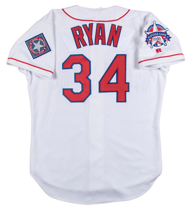 Rare Nolan Ryan Signed 1995 All Star Game Texas Rangers Jersey JSA COA