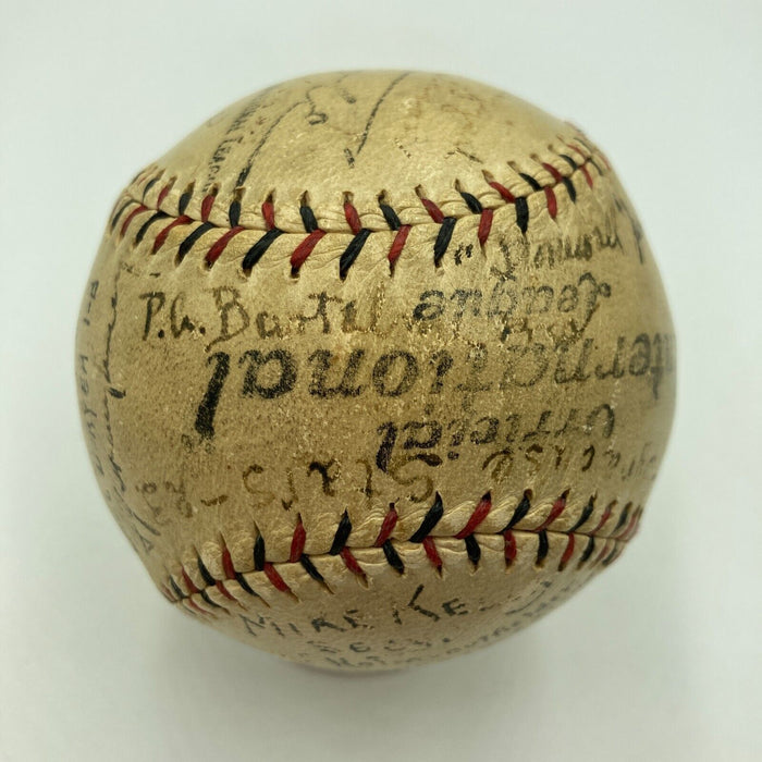 1923 Syracuse Stars Team Signed Official National League Baseball RARE