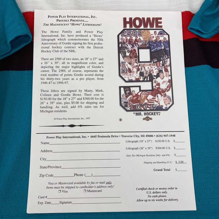 Gordie Howe "Mr. Hockey" Signed Detroit Vipers Authentic Bauer Jersey JSA COA