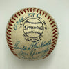 1970's Old Timers Day HOF Multi Signed Baseball Stan Musial Casey Stengel JSA