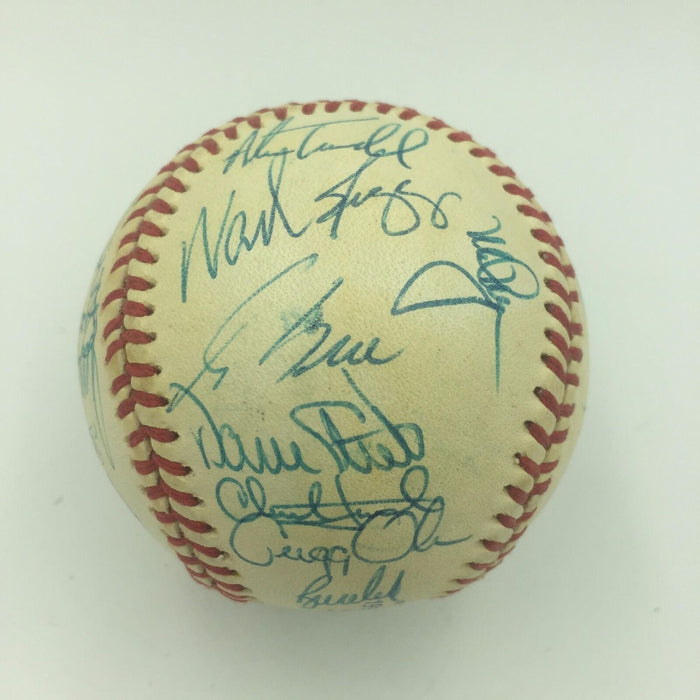 1990 All Star Game Team Signed Baseball Cal Ripken Jr Kirby Puckett JSA COA