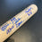 Beautiful 1999 Yankees World Series Champs Team Signed Bat Derek Jeter Steiner