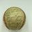 1958 Milwaukee Braves NL Champs Team Signed Baseball Hank Aaron JSA COA