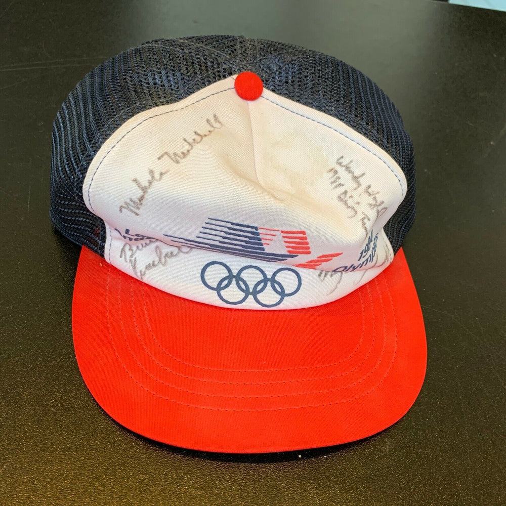 1984 Olympics USA Diving Team Gold Team Signed Hat Cap