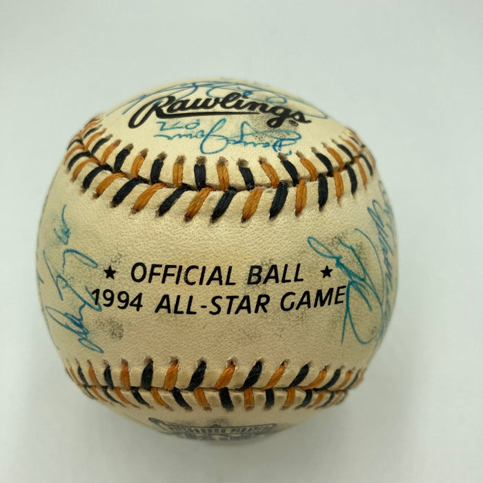 1994 All Star Game National League Team Signed Baseball Barry Bonds PSA DNA COA