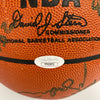 1993-94 Houston Rockets NBA Champs Team Signed Official Game Basketball JSA COA