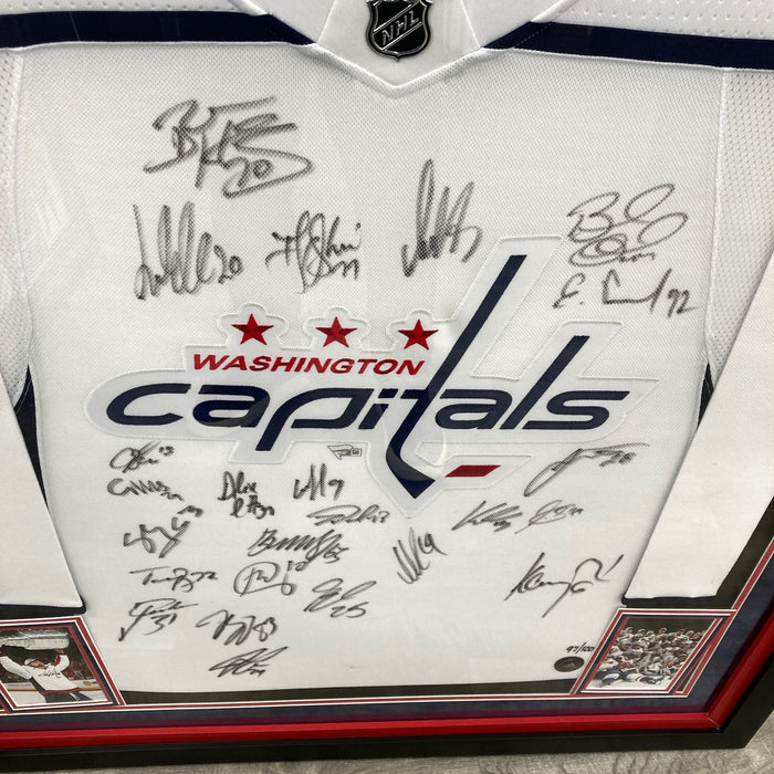 2017-2018 Washington Capitals Stanley Cup Champs Team Signed Jersey Fanatics COA