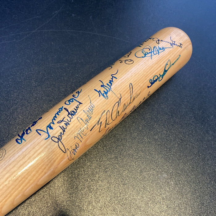 1969 New York Mets World Series Champs Team Signed Bat Nolan Ryan Tom Seaver JSA