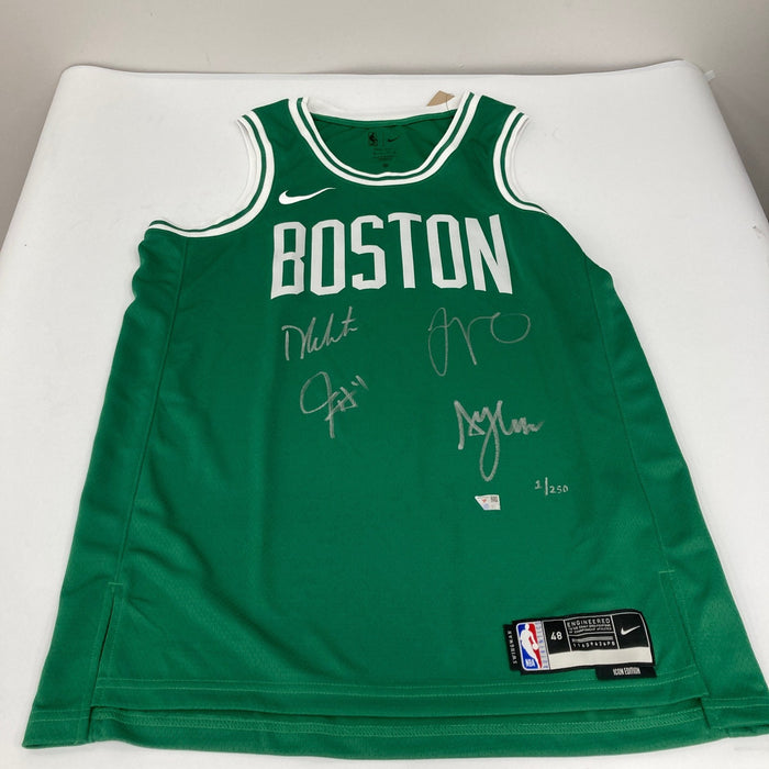 2023–24 Boston Celtics NBA Champs Team Signed Jersey Jayson Tatum Fanatics