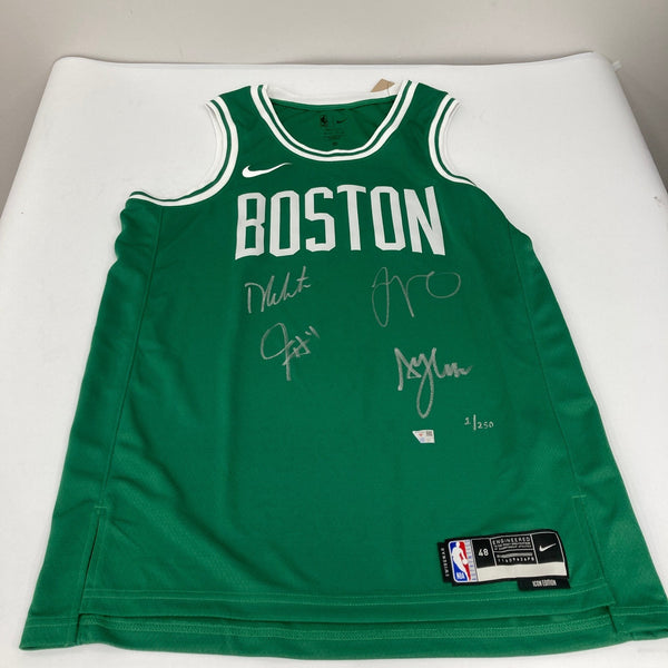 2023–24 Boston Celtics NBA Champs Team Signed Jersey Jayson Tatum Fanatics