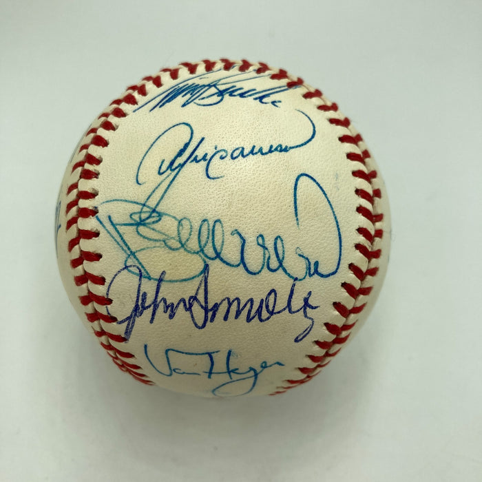 1989 All Star Game Team Signed Baseball Tony Gwynn Beckett COA