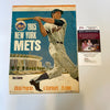 Casey Stengel Signed Vintage 1965 New York Mets Program Cover With JSA COA