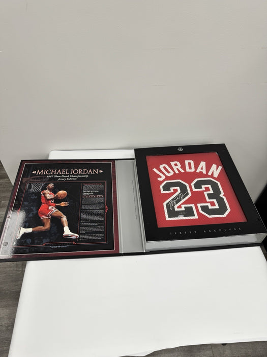 Michael Jordan Signed 1987 Chicago Bulls Jersey Upper Deck Archives JSA