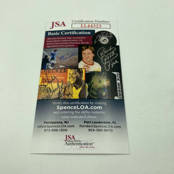 Tony Randall Petula Clark, Hal Linden, Anthony Crivello Signed Baseball JSA COA