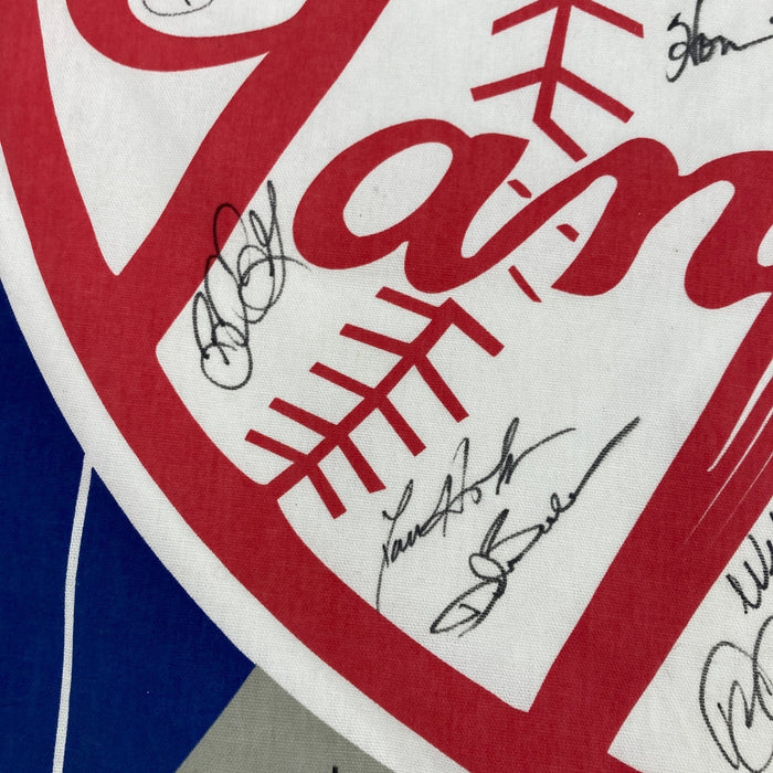 1998 New York Yankees World Series Champs Team Signed Large Pennant 44 Sigs JSA