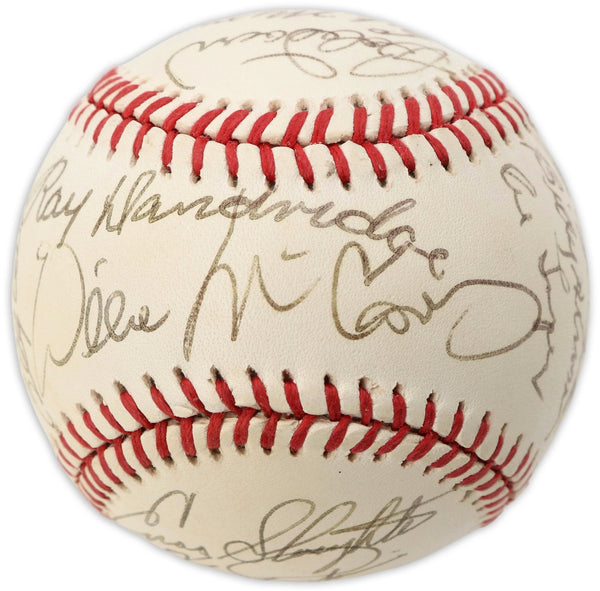 Hall Of Fame Multi Signed National League Baseball 24 Sigs PSA DNA COA