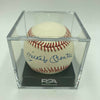 Stunning Mickey Mantle Signed AL Baseball PSA DNA Auto Graded MINT 9