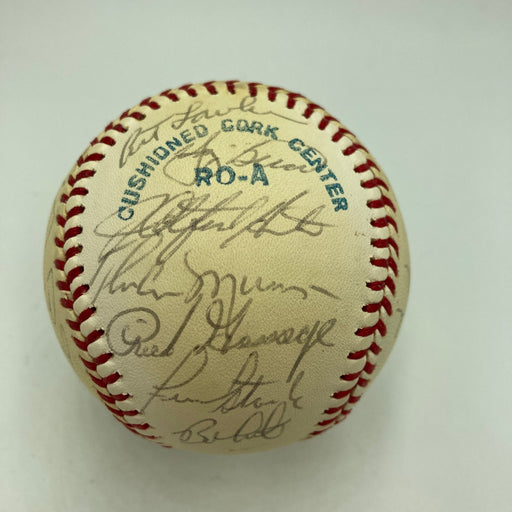 1978 New York Yankees World Series Champs Team Signed Baseball Munson Beckett