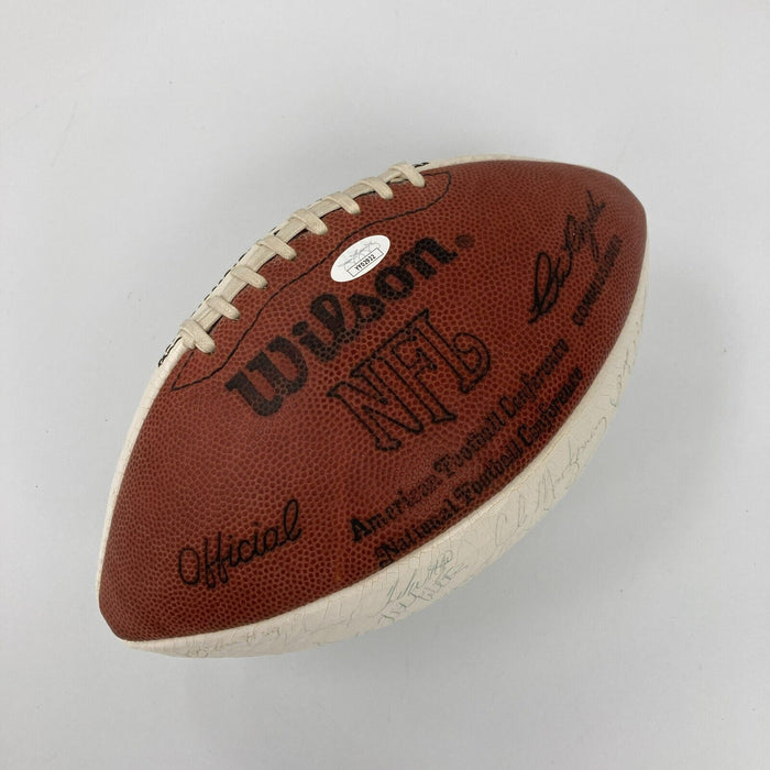 1984 Oakland Raiders Team Signed NFL Wilson Football 50+ Sigs JSA COA