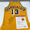 Wilt Chamberlain Signed Pro Cut Los Angeles 1992-93 Lakers Jersey PSA Huge Sig!