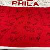 Incredible NBA Hall Of Fame Multi Signed Jersey With 64 Signatures JSA COA