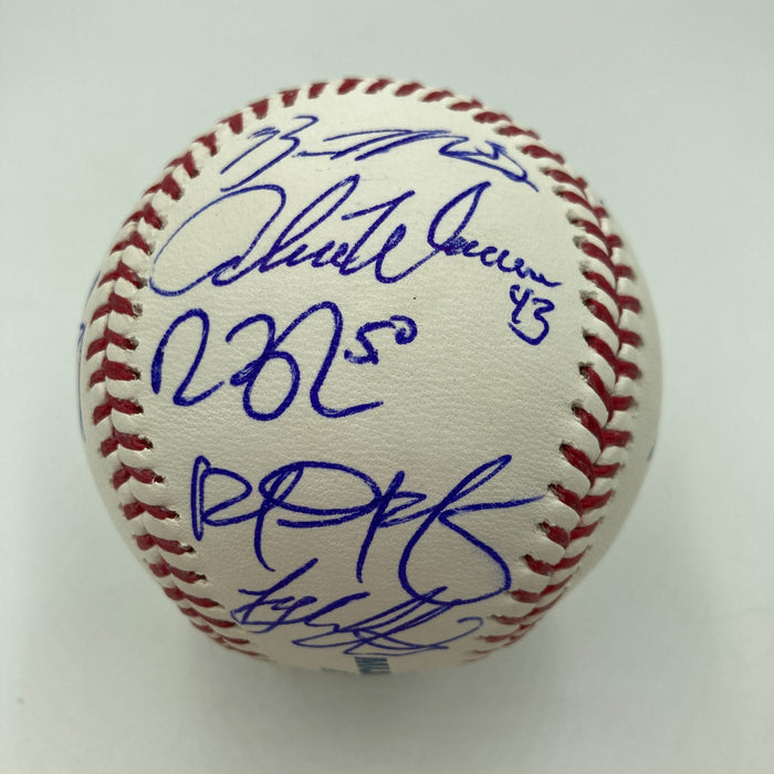 Aaron Judge Rookie 2016 New York Yankees Team Signed MLB Baseball JSA COA