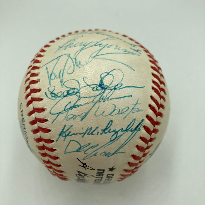 1988 New York Mets Team Signed National League Baseball 30 Sigs Gary Carter JSA