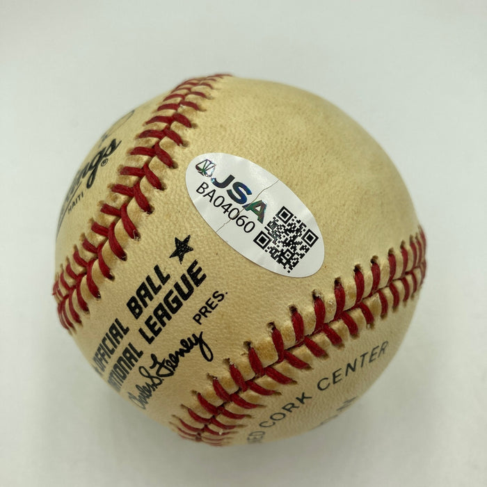 Lefty Gomez Whitey Ford Ed Lopat Vic Raschi Allie Reynolds Signed Baseball JSA