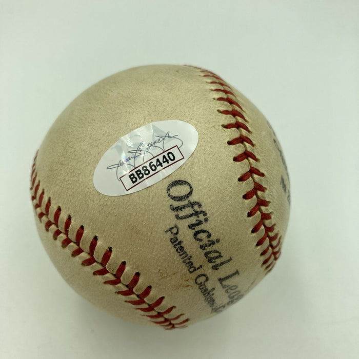 1935 James J. Braddock Single Signed Baseball "Cinderella Man" Boxing JSA COA