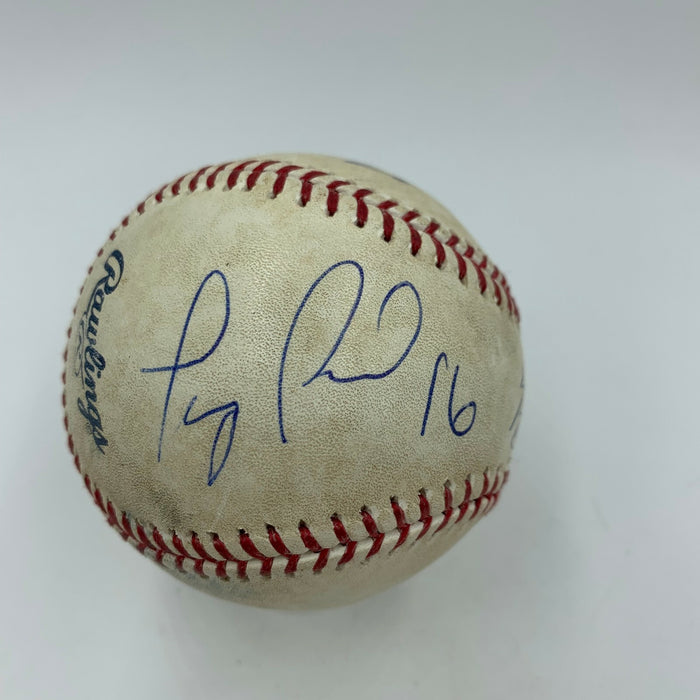 Steven Stamkos Tampa Bay Lightning Multi Signed Game Used MLB Baseball JSA COA