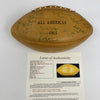 1963 All American Team Signed Football Roger Staubach Gale Sayers Butkus JSA