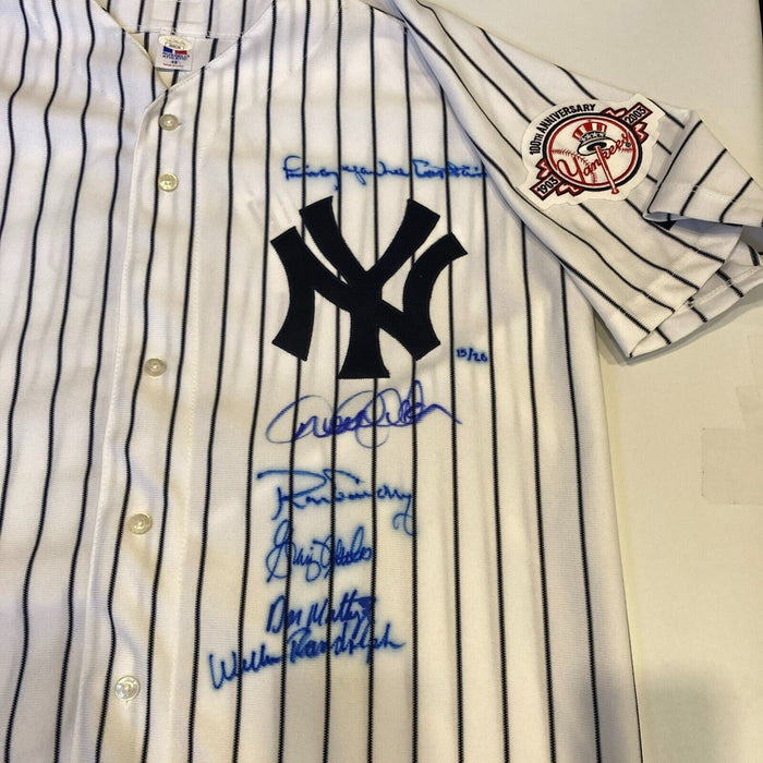 Derek Jeter Don Mattingly New York Yankees Captains Signed Jersey JSA COA